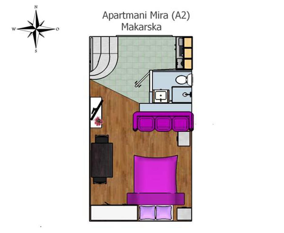 Apartments Mira Макарска Номер фото